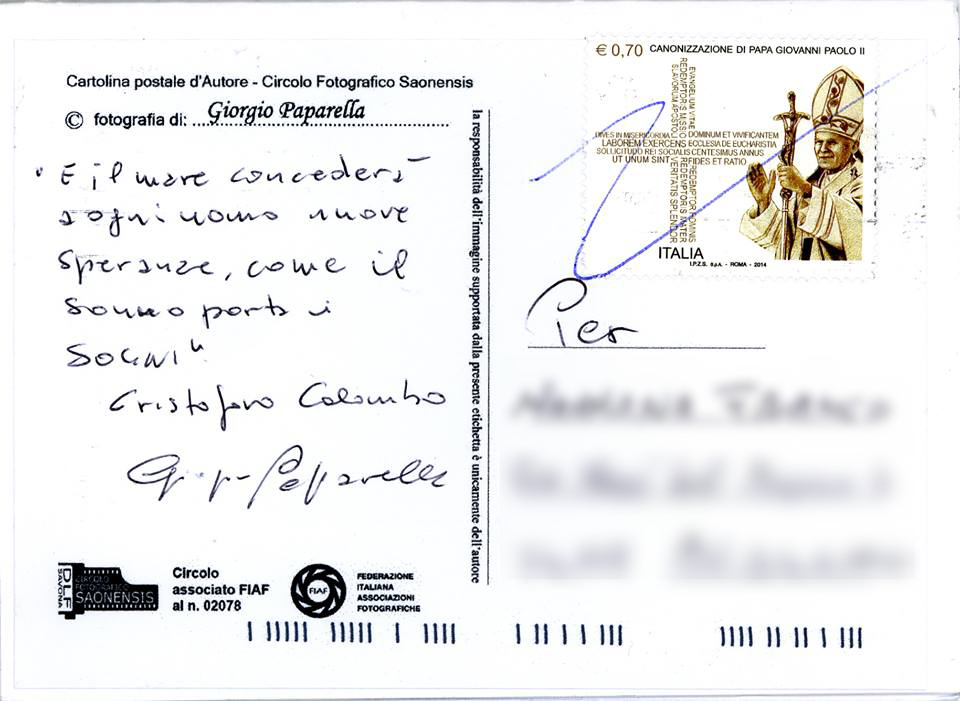 instant mail art giorgio papa retro