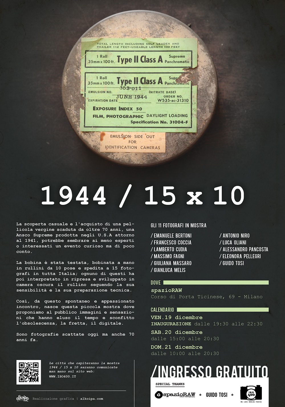 1944 / 15 x 10 in mostra a Milano.