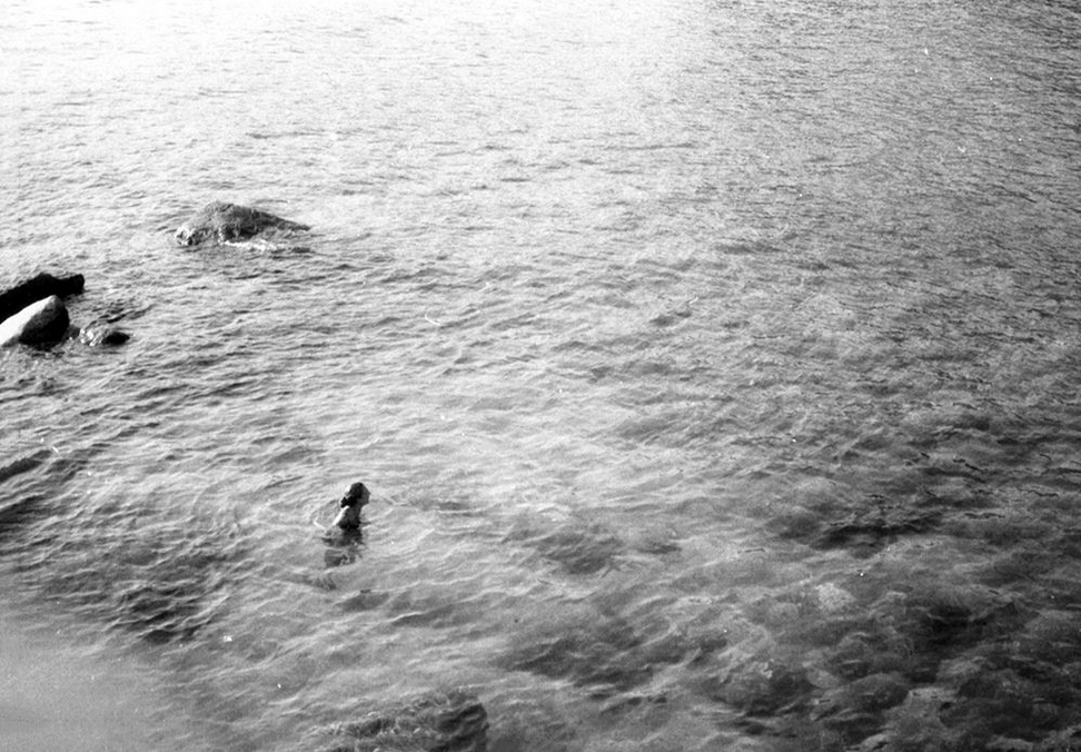 mare in bianco e nero